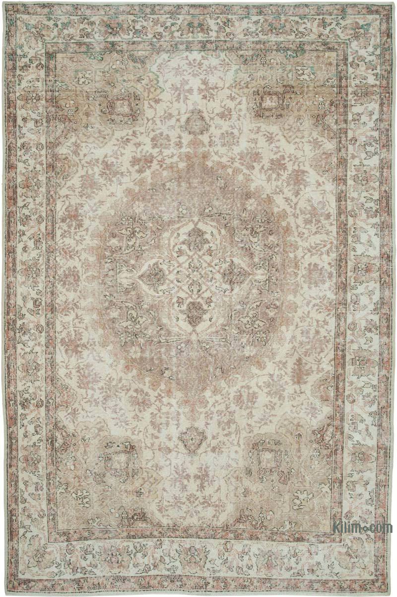 Vintage Turkish Hand-Knotted Rug - 7' 3" x 10' 10" (87 in. x 130 in.) - K0048903