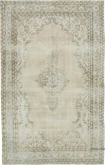 Vintage Turkish Hand-Knotted Rug - 6' 7" x 10' 5" (79 in. x 125 in.)