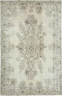 Vintage Turkish Hand-Knotted Rug - 6' 7" x 10'  (79" x 120")
