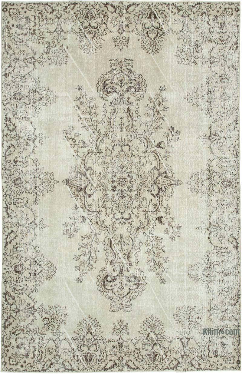 Alfombra Vintage Turca Anudada a Mano - 200 cm x 305 cm - K0048939