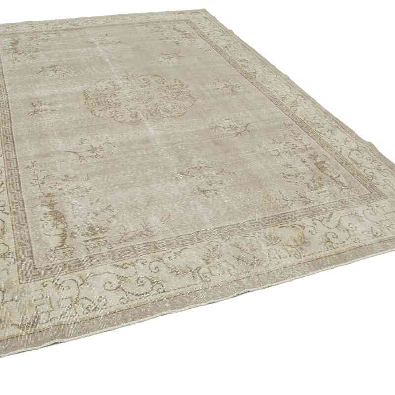 Vintage Turkish Hand-Knotted Rug - 7' 1" x 10' 5" (85 in. x 125 in.) - K0048947