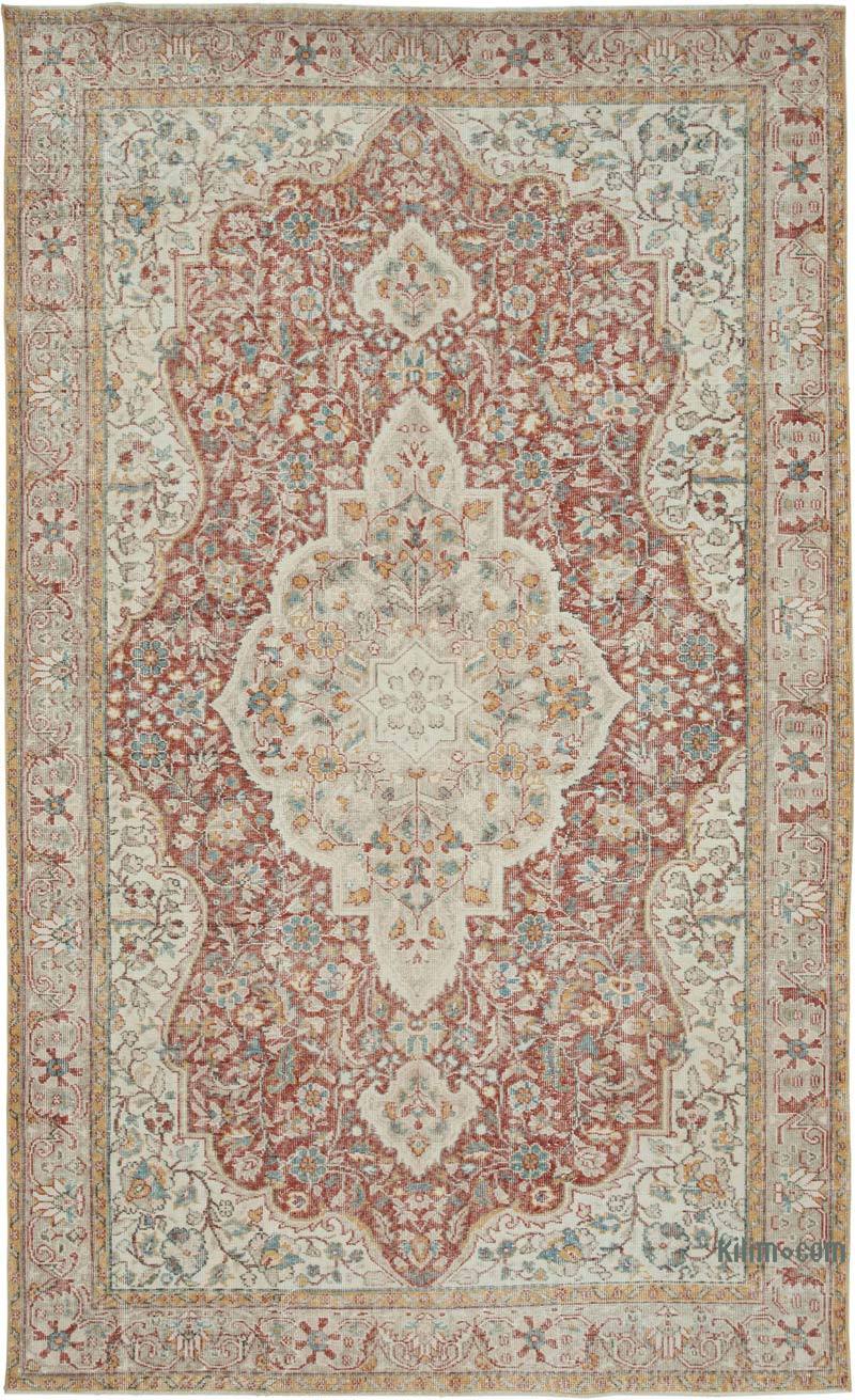 Vintage Turkish Hand-Knotted Rug - 6' 9" x 11' 1" (81 in. x 133 in.) - K0048970