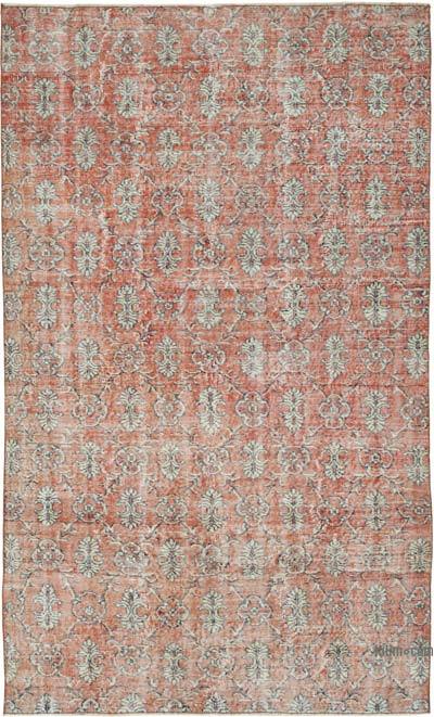 Vintage El Dokuma Anadolu Halısı - 158 cm x 263 cm