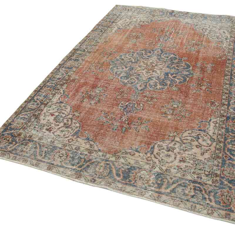 Vintage Turkish Hand-Knotted Rug - 5' 3" x 8' 2" (63 in. x 98 in.) - K0048984