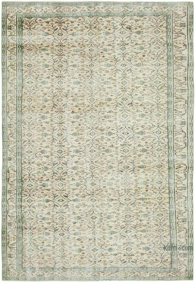 Vintage Turkish Hand-Knotted Rug - 5' 10" x 8' 9" (70 in. x 105 in.) - K0048988