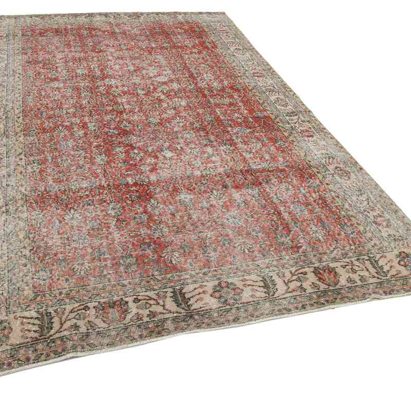 Vintage Turkish Hand-Knotted Rug - 6' 5" x 9' 10" (77 in. x 118 in.) - K0048995