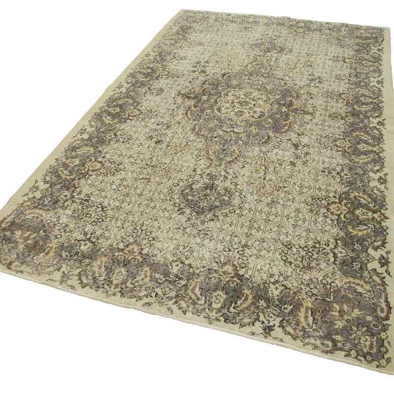 Alfombra Vintage Turca Anudada a Mano - 163 cm x 283 cm - K0048997
