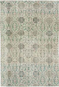 Vintage Turkish Hand-Knotted Rug - 5' 1" x 7' 1" (61" x 85")