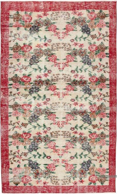 Vintage El Dokuma Anadolu Halısı - 160 cm x 262 cm