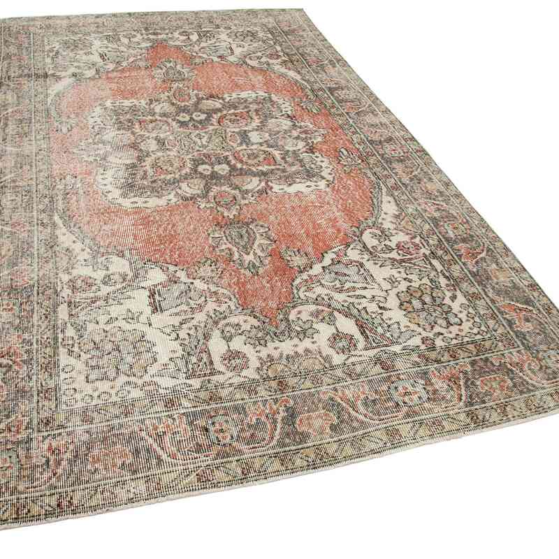 Alfombra Vintage Turca Anudada a Mano - 178 cm x 305 cm - K0049008