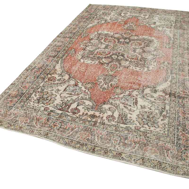 Alfombra Vintage Turca Anudada a Mano - 178 cm x 305 cm - K0049008