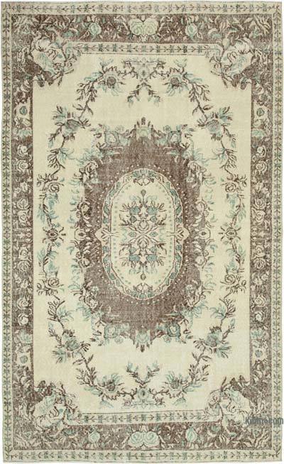 Vintage Turkish Hand-Knotted Rug - 6'  x 9' 6" (72 in. x 114 in.)