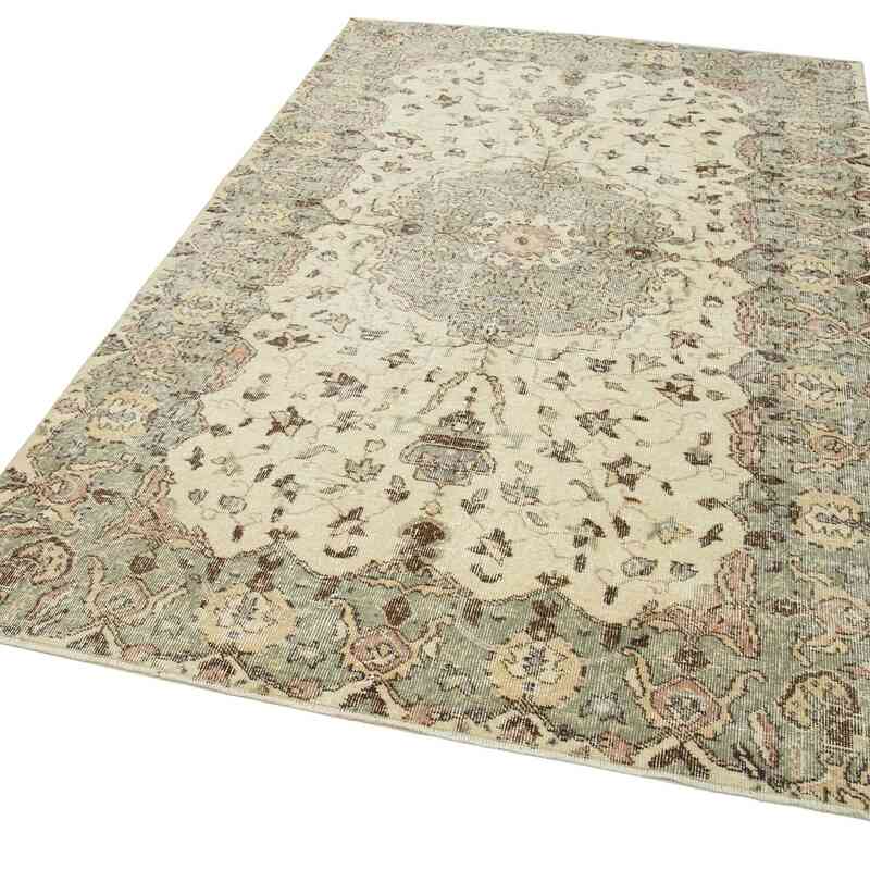 El Dokuma Vintage Halı - 162 cm x 262 cm - K0049015