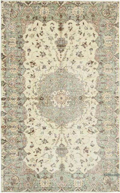 Vintage Turkish Hand-Knotted Rug - 5' 4" x 8' 7" (64" x 103")