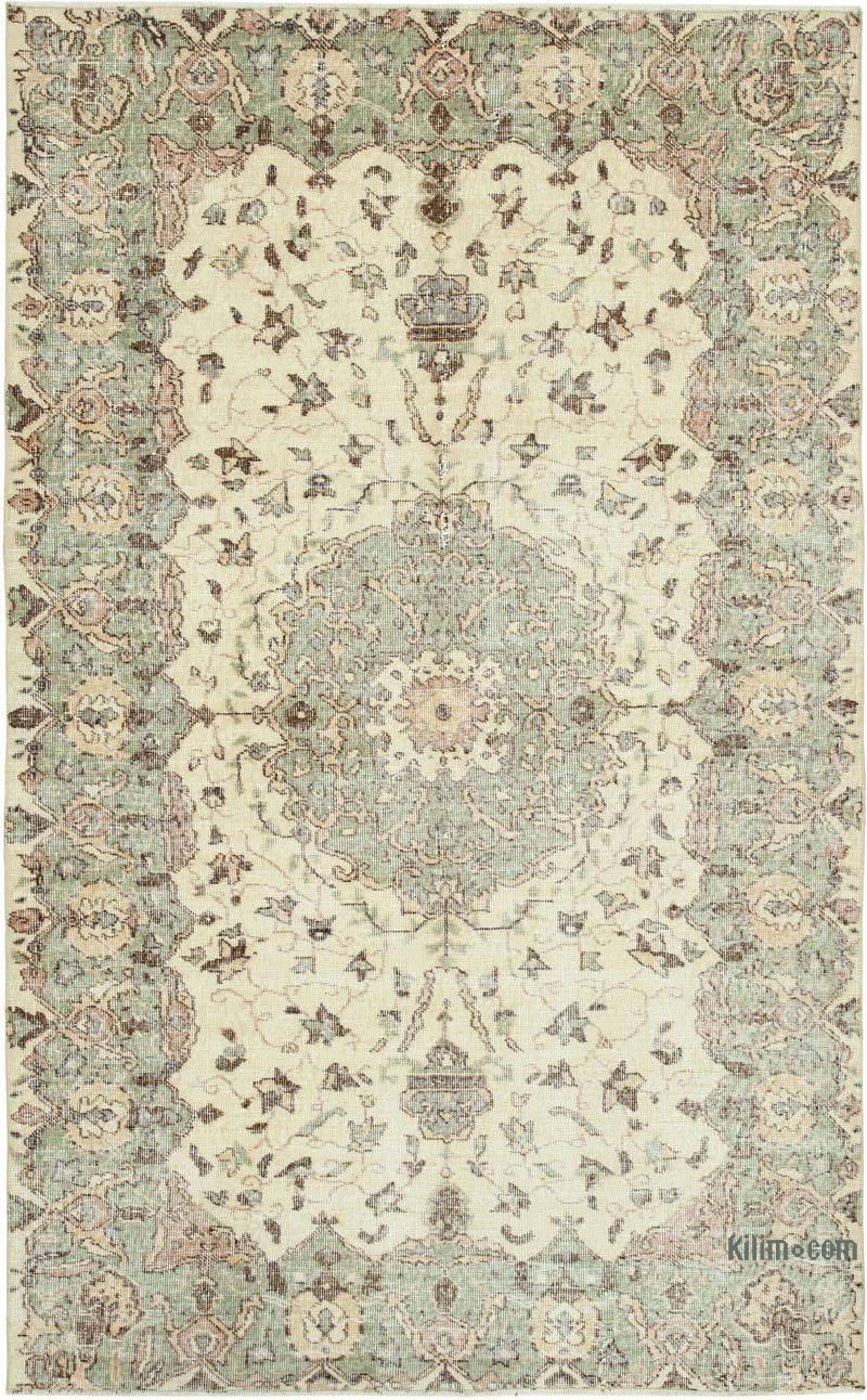 El Dokuma Vintage Halı - 162 cm x 262 cm - K0049015