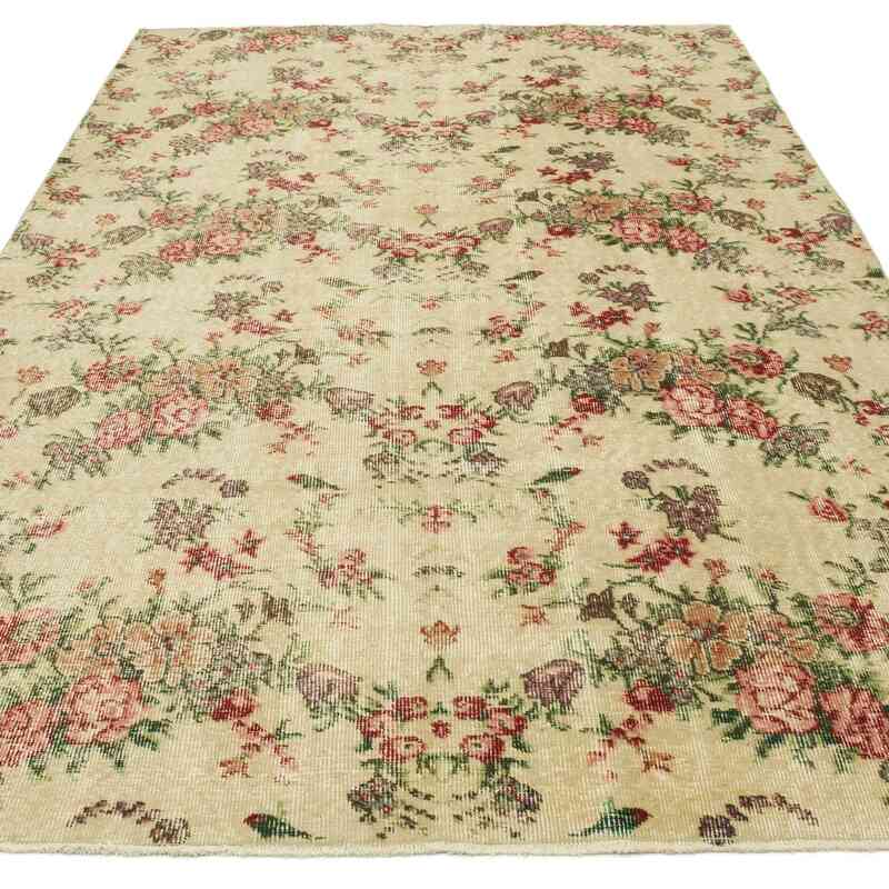 Vintage Turkish Hand-Knotted Rug - 5' 2" x 8' 4" (62" x 100") - K0049018