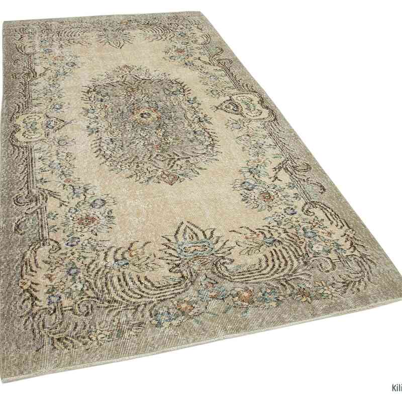 Alfombra Vintage Turca Anudada a Mano - 135 cm x 251 cm - K0049021