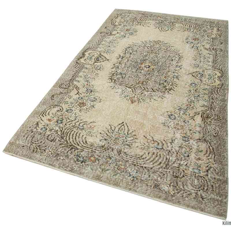 Alfombra Vintage Turca Anudada a Mano - 135 cm x 251 cm - K0049021