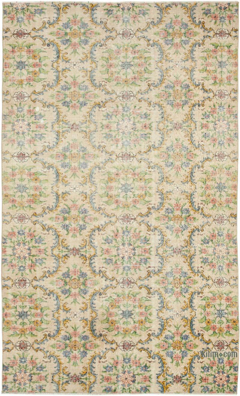 El Dokuma Vintage Halı - 161 cm x 267 cm - K0049023