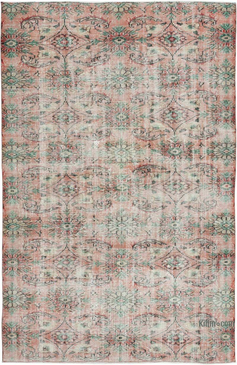 Vintage Turkish Hand-Knotted Rug - 5' 9" x 8' 11" (69 in. x 107 in.) - K0049026