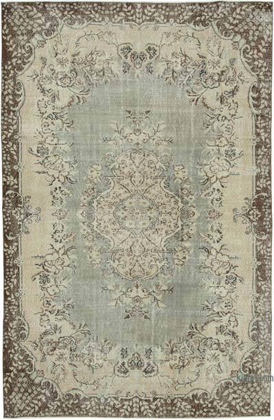 Vintage El Dokuma Anadolu Halısı - 208 cm x 315 cm