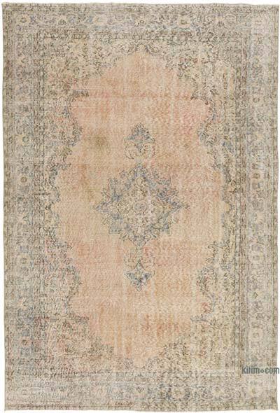 Vintage El Dokuma Anadolu Halısı - 212 cm x 315 cm