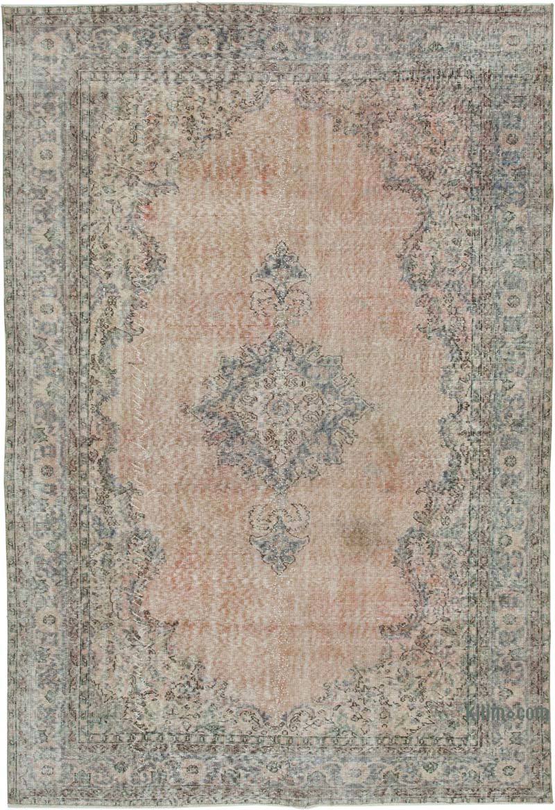 Vintage Turkish Hand-Knotted Rug - 6' 11" x 10' 4" (83 in. x 124 in.) - K0049115