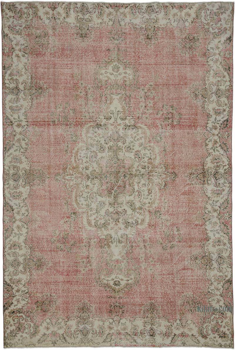 Vintage Turkish Hand-Knotted Rug - 6' 11" x 10' 4" (83 in. x 124 in.) - K0049155