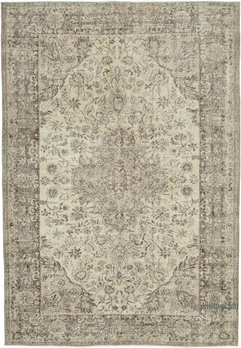 Vintage Turkish Hand-Knotted Rug - 6' 11" x 9' 11" (83 in. x 119 in.) - K0049171