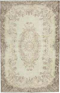 Alfombra Vintage Turca Anudada a Mano - 206 cm x 310 cm