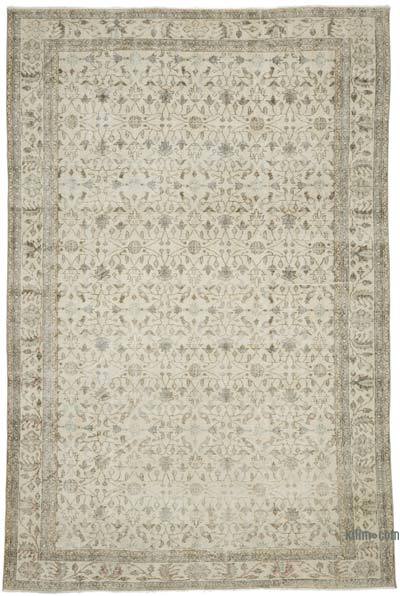 Vintage Turkish Hand-Knotted Rug - 6' 11" x 10' 4" (83 in. x 124 in.)