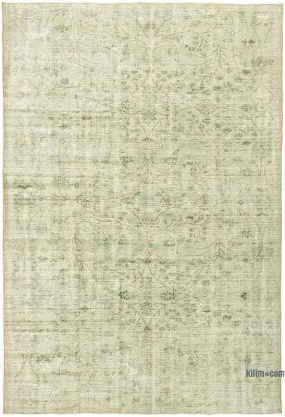 Gri Boyalı El Dokuma Anadolu Halısı - 180 cm x 265 cm
