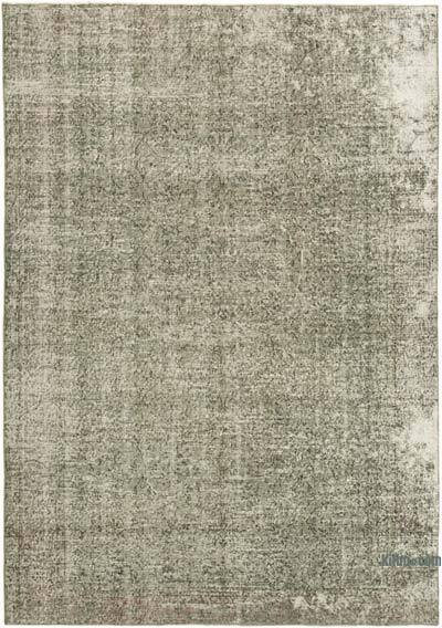 Gri Boyalı El Dokuma Anadolu Halısı - 202 cm x 285 cm