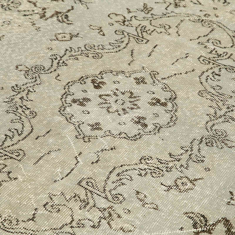 Gri Boyalı El Dokuma Anadolu Halısı - 167 cm x 284 cm - K0049281