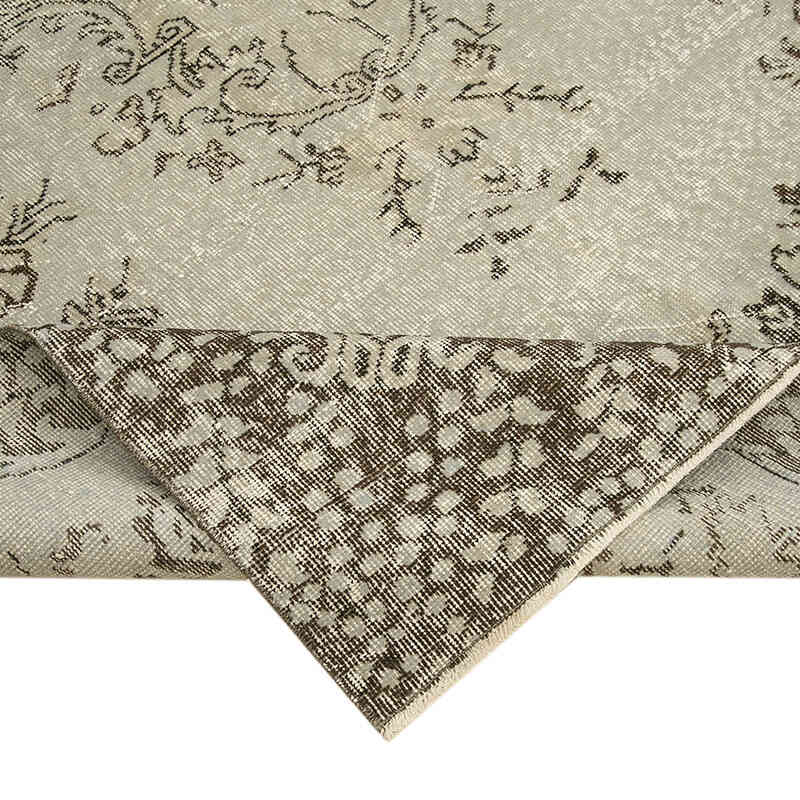 Gri Boyalı El Dokuma Anadolu Halısı - 167 cm x 284 cm - K0049281