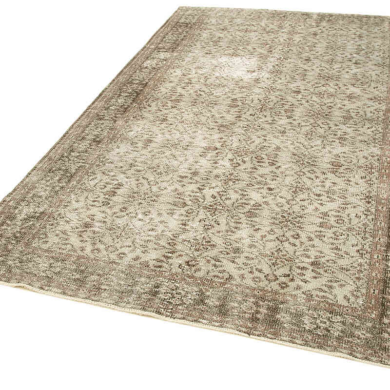Alfombra Turca Vintage Sobre-teñida - 167 cm x 265 cm - K0049282