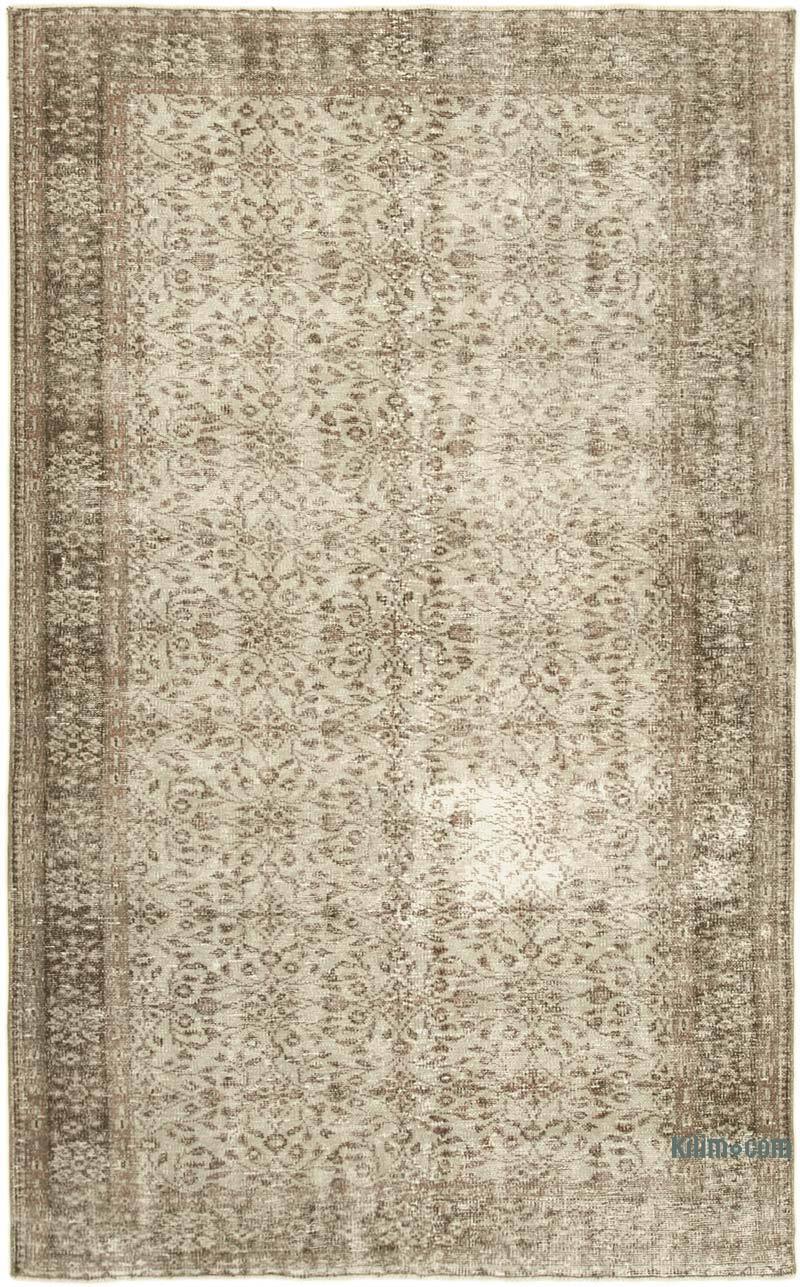 Alfombra Turca Vintage Sobre-teñida - 167 cm x 265 cm - K0049282