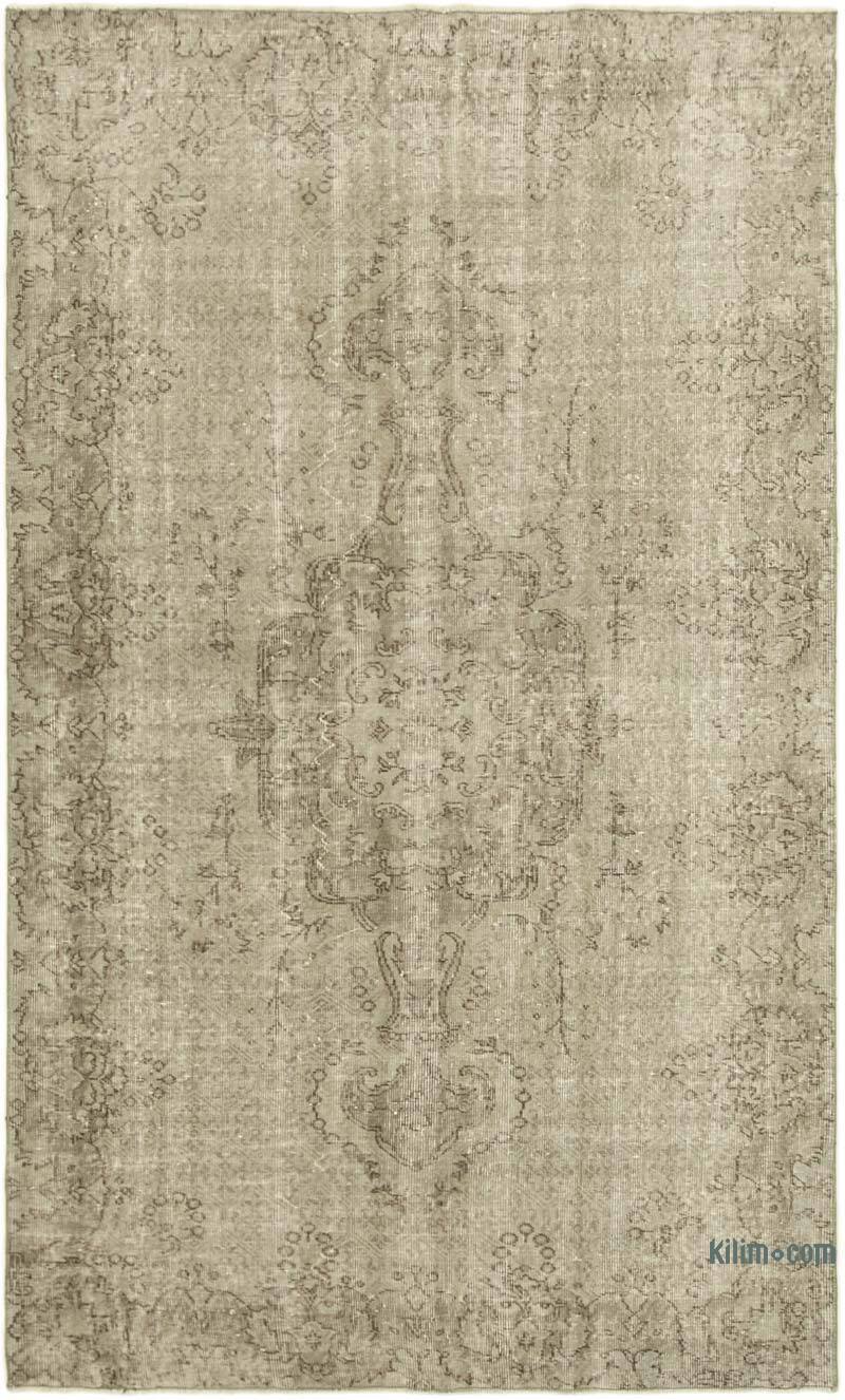 Gri Boyalı El Dokuma Anadolu Halısı - 170 cm x 280 cm - K0049286