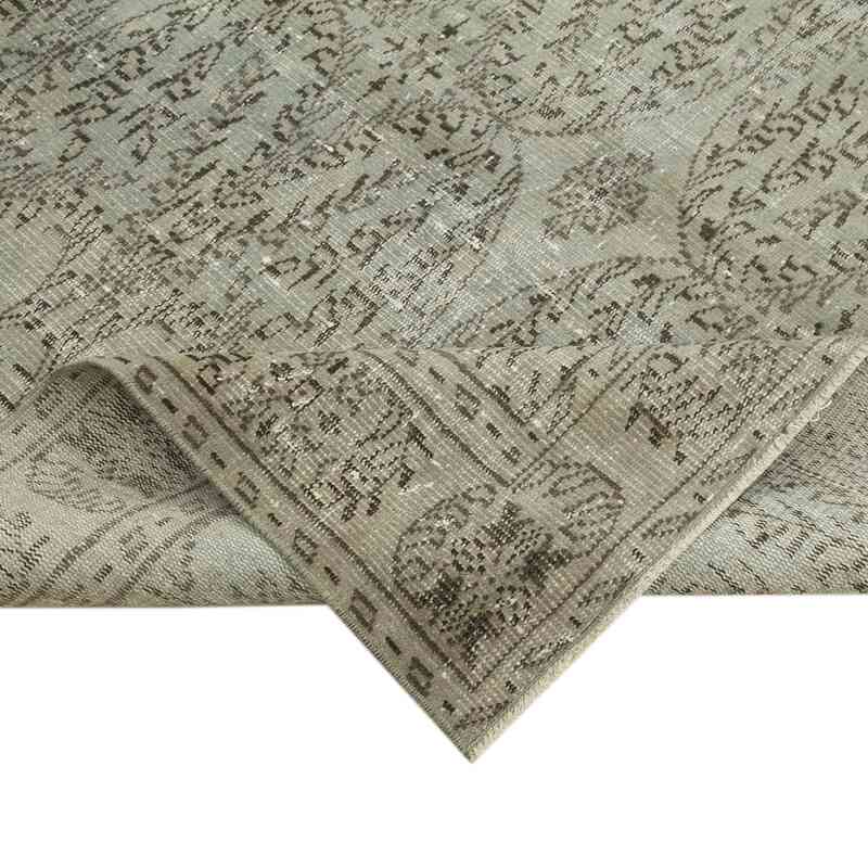 Gri Boyalı El Dokuma Anadolu Halısı - 173 cm x 288 cm - K0049289