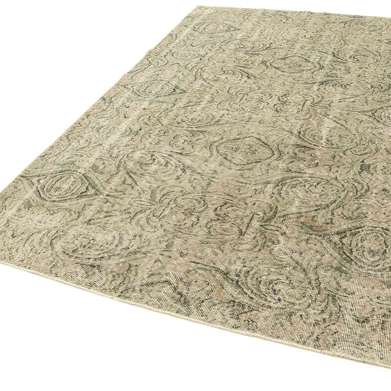 Bej Boyalı El Dokuma Anadolu Halısı - 173 cm x 267 cm - K0049290