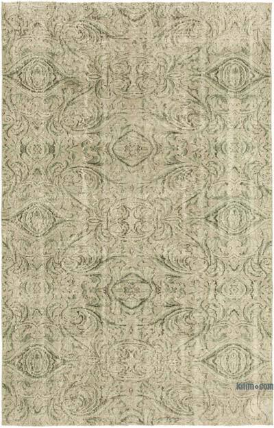 Bej Boyalı El Dokuma Anadolu Halısı - 173 cm x 267 cm
