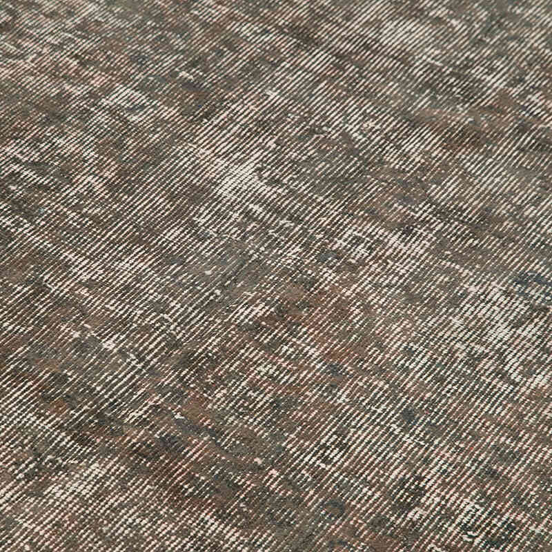 Gris Alfombra Turca Vintage Sobre-teñida - 157 cm x 257 cm - K0049292