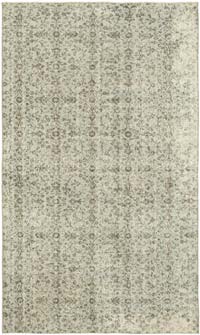 Vintage Turkish Hand-Knotted Rug - 5' 2" x 8' 6" (62" x 102")