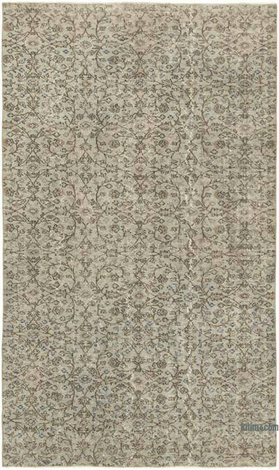 Alfombra Vintage Turca Anudada a Mano - 158 cm x 265 cm