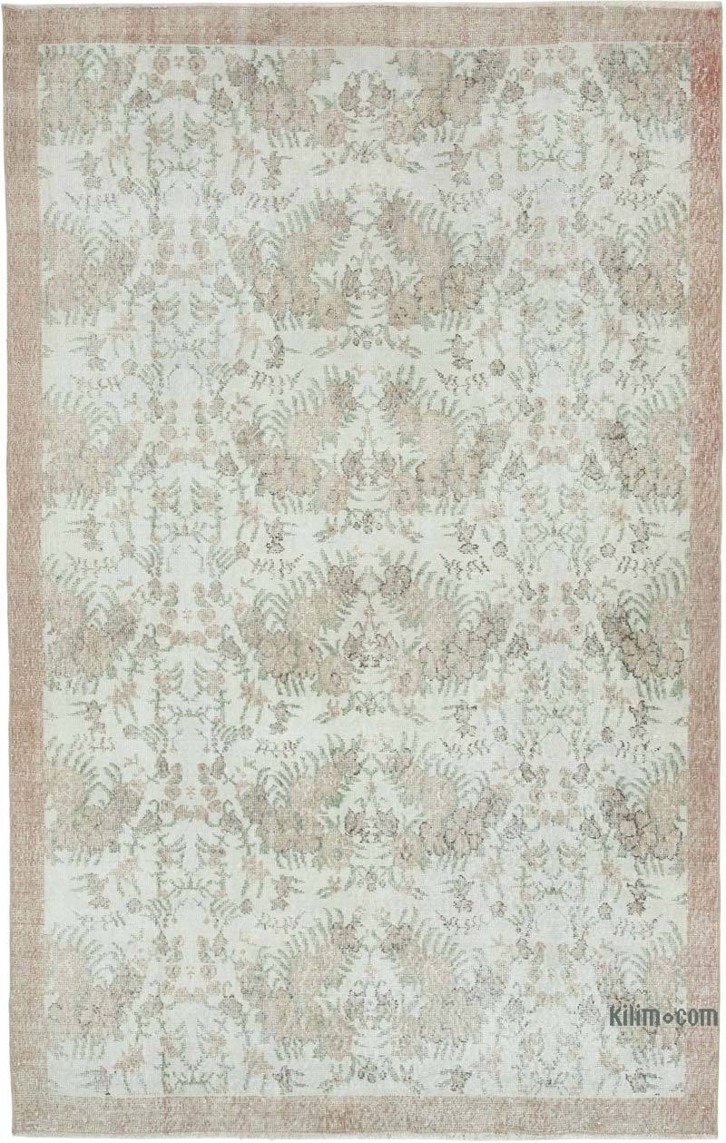 Vintage Turkish Hand-Knotted Rug - 5' 8" x 8' 10" (68" x 106") - K0049327