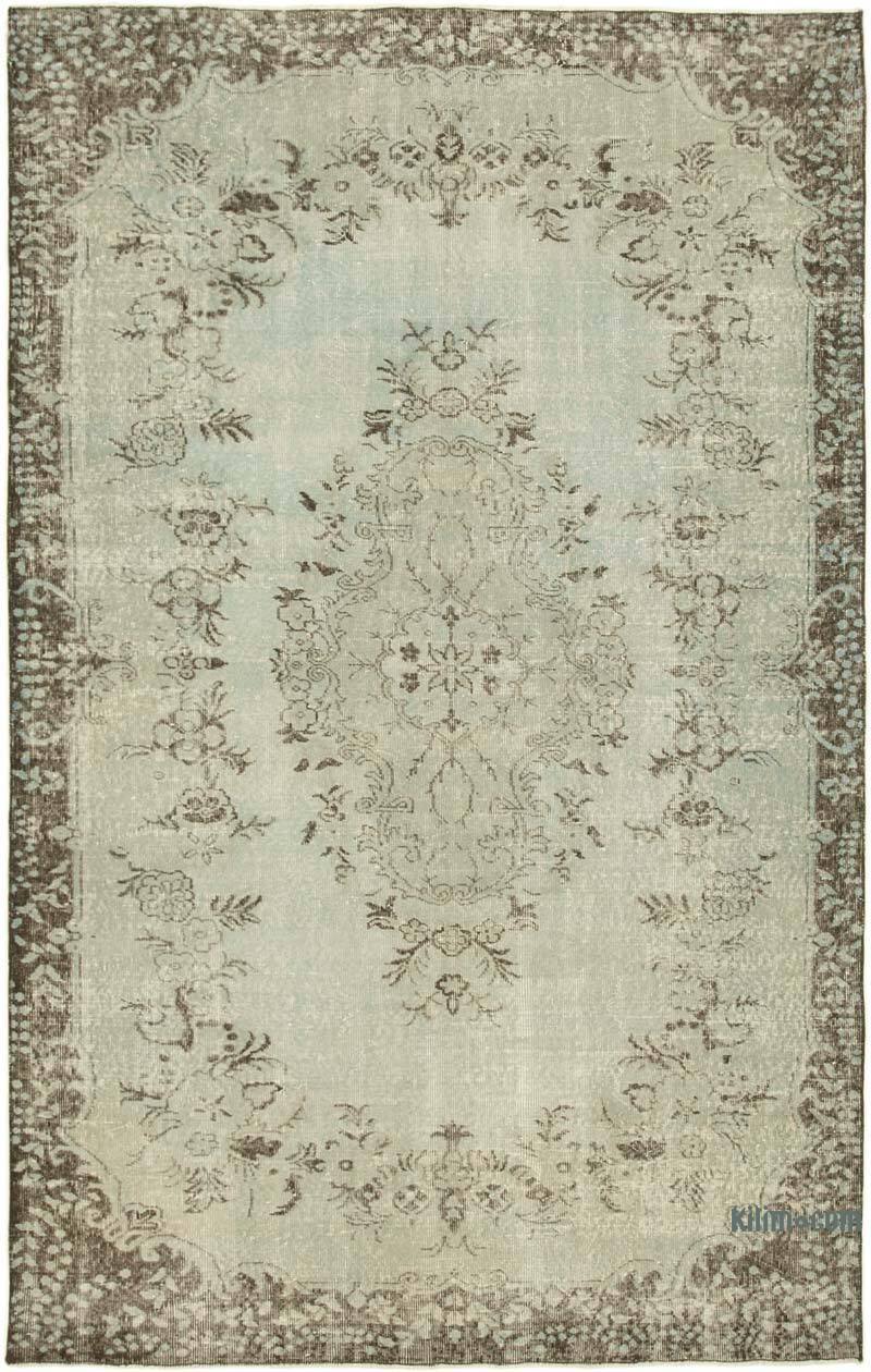 Alfombra Vintage Turca Anudada a Mano - 183 cm x 286 cm - K0049331