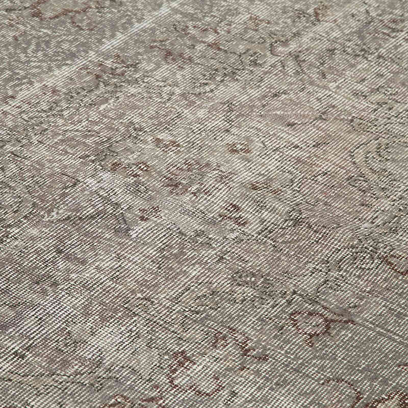 Gri Boyalı El Dokuma Anadolu Halısı - 178 cm x 280 cm - K0049368