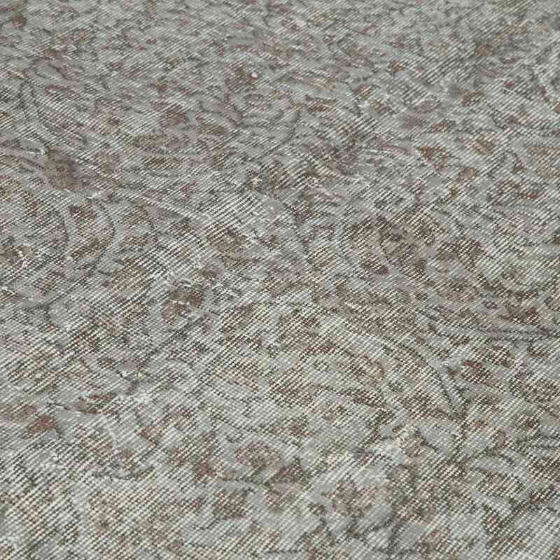 Gri Boyalı El Dokuma Anadolu Halısı - 159 cm x 264 cm - K0049392