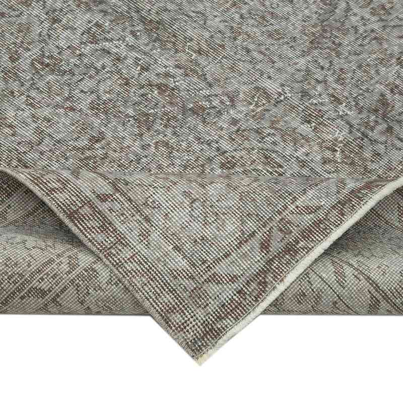 Gri Boyalı El Dokuma Anadolu Halısı - 159 cm x 264 cm - K0049392