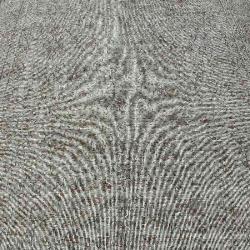 Gri Boyalı El Dokuma Anadolu Halısı - 159 cm x 264 cm - K0049392